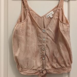 Peach Cloth and Stone two piece outfit